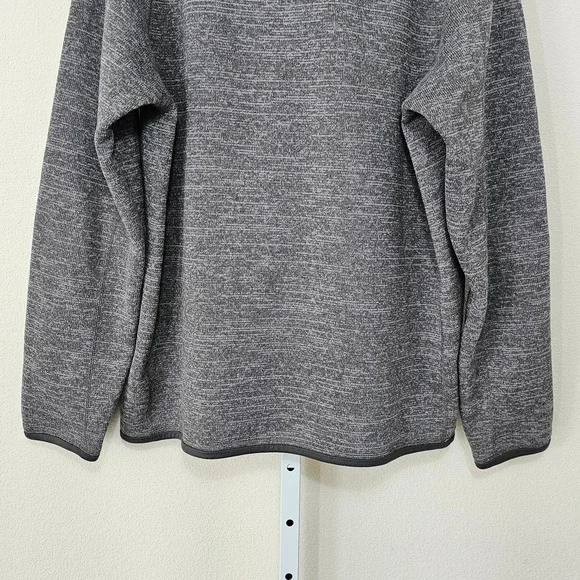 PATAGONIA Gray Worn Wear Men's Better 1/4 Zip Pullover Knit Fleece Sweater Sz L - Picture 7 of 15
